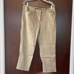 Classic Tan Ankle Pants